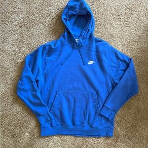 Nike Men's Vibrant Blue Hoodie
